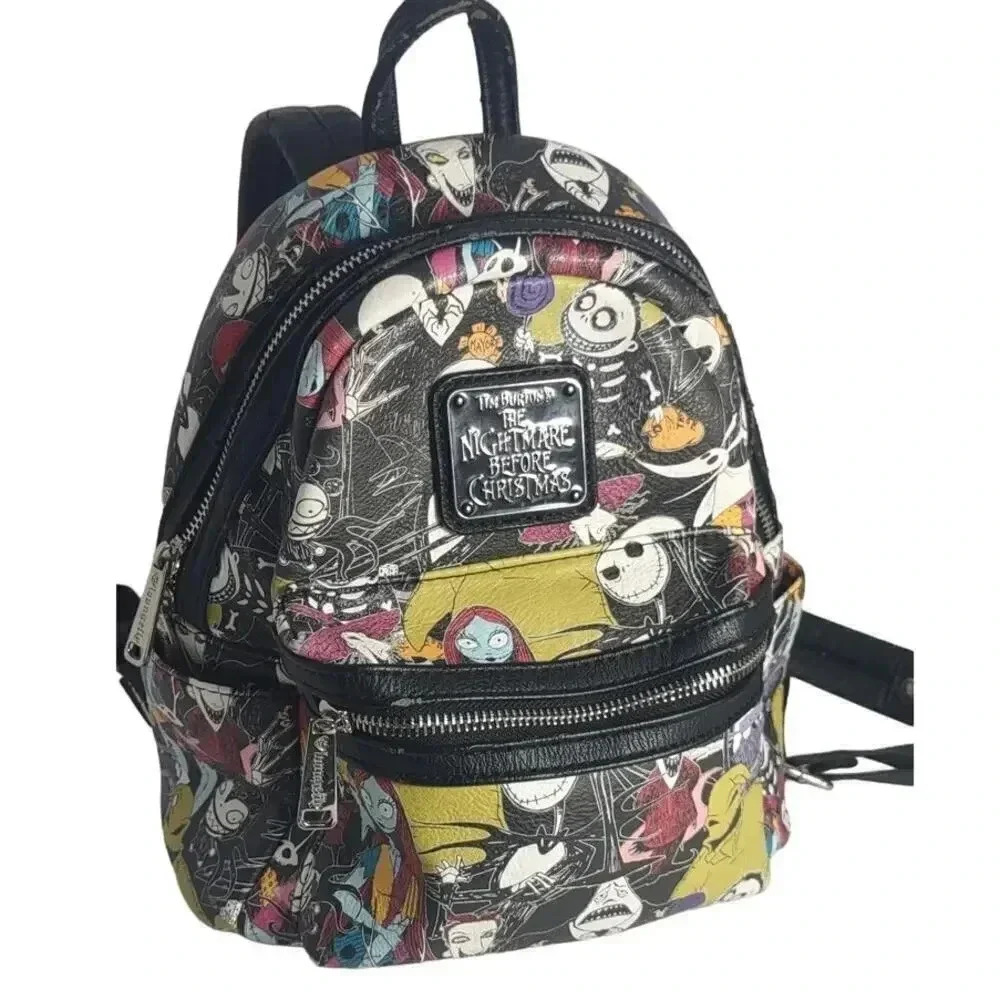 Disney Loungefly Mini Backpack Nightmare Before Christmas Vintage Tim Burtons - Picture 1 of 14